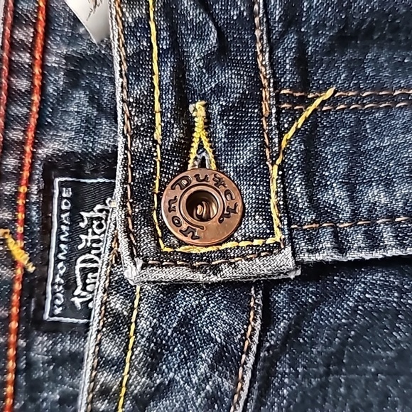 VINTAGE Von Dutch Original Denim Medium Skirt - Picture 4 of 6